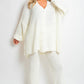 Chunky Knitted Button Up Cardigan Wide Leg Trousers Co-ord Set