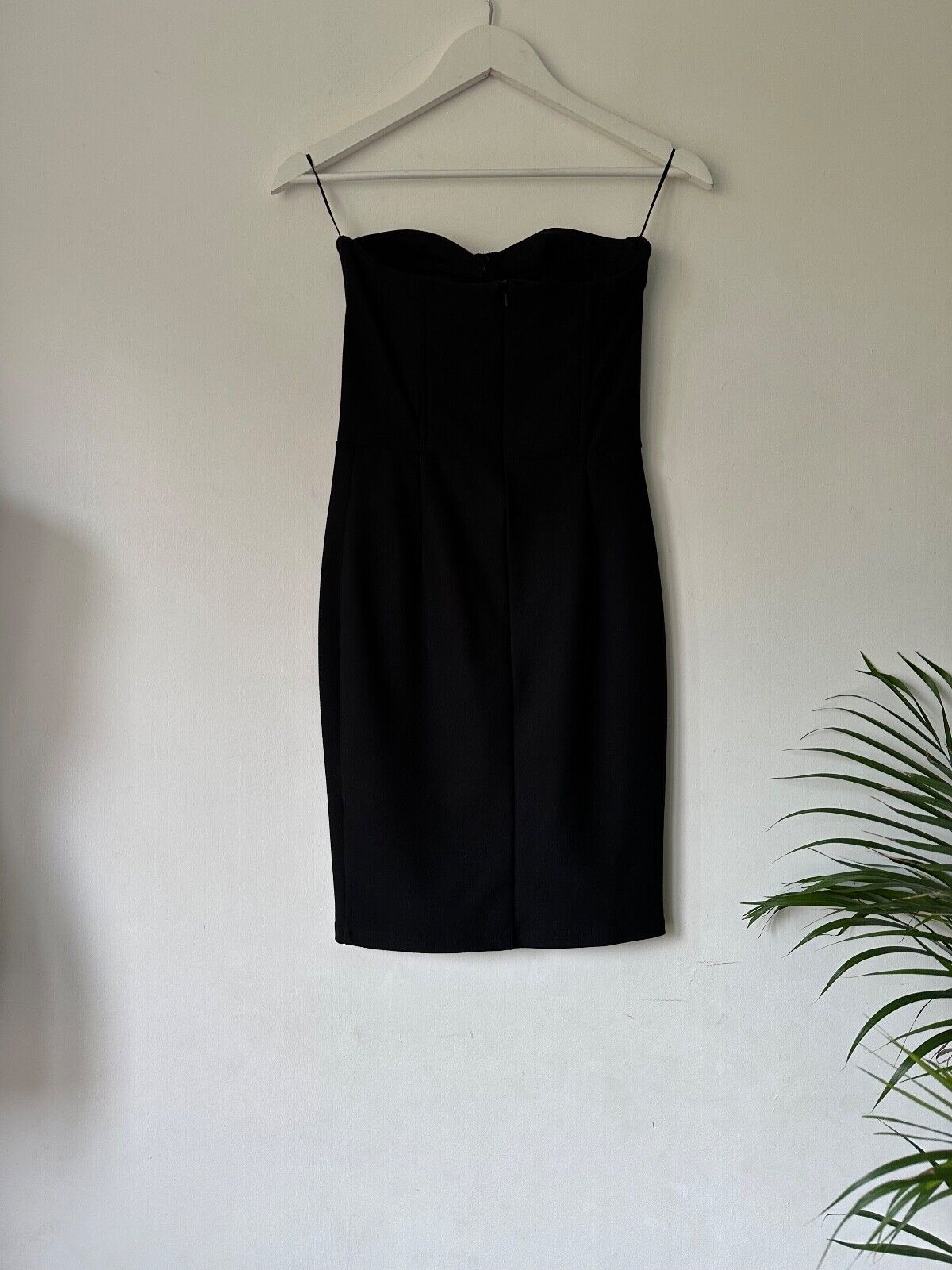 Topshop Black Bandeau Bodycon Dress Sizes 6, 8, 10