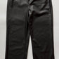 Just Fab Faux Leather Black Trousers Size XXL