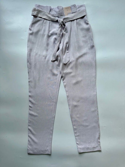TU Linen Blend Tapered Trousers Lilac Sizes 10, 12, 14, 16, 18, 20, 22, 24