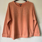 Principles Broderie Sweatshirt Orange Sizes 10, 12, 14, 16, 18, 20, 22, 24, 26