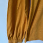 Ex. White Stuff Jossy Cotton Jersey Mustard Pintuck High Neck Blouse  10, 12, 14