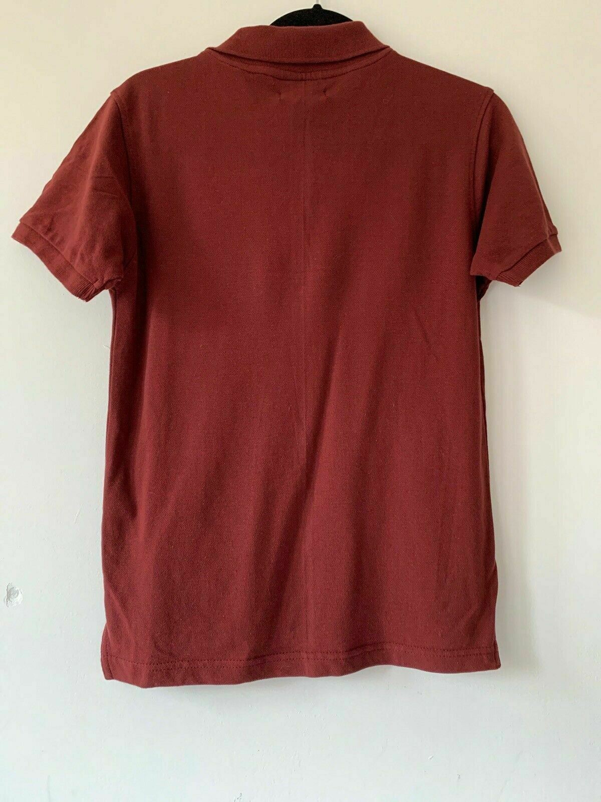 Mens Industrialize Polo shirt Top Maroon Size XS