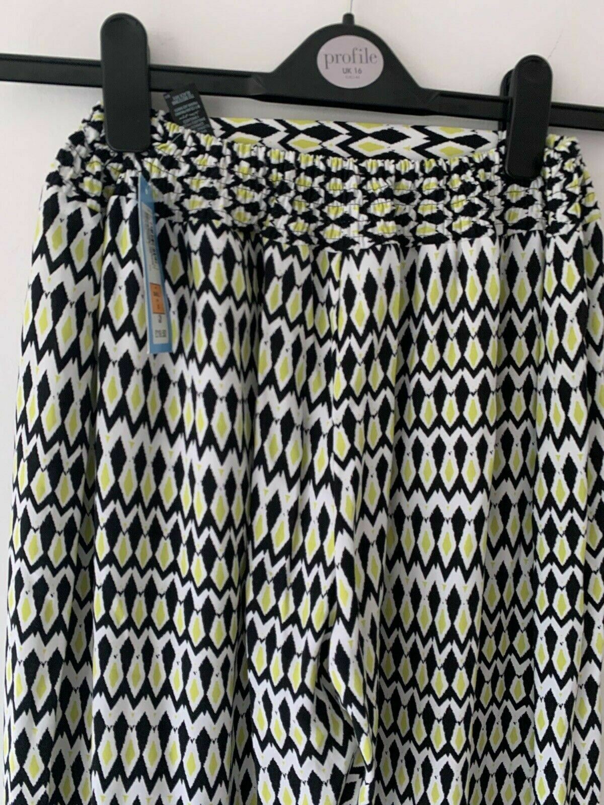 M&S Beachwear Tapered Trousers Elasticated Waist Size Small