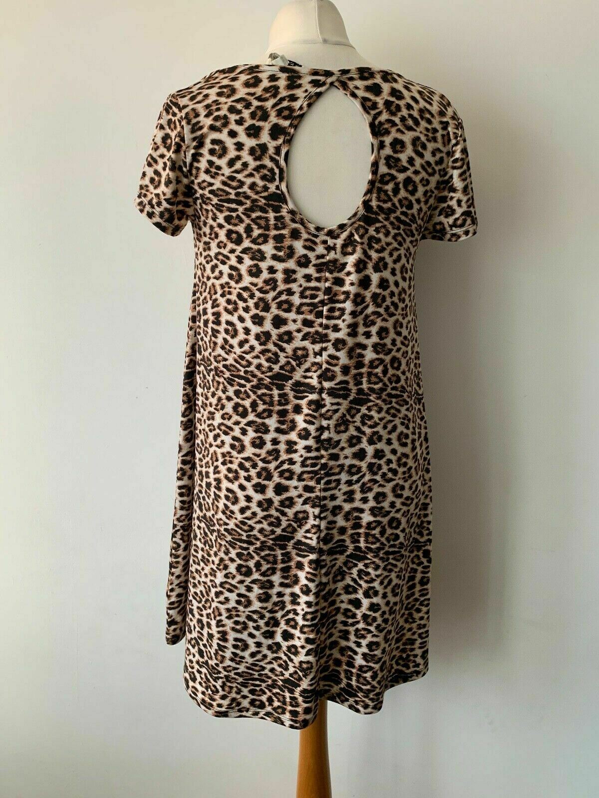 Brave Soul swing dress in leopard print Size S - Beagle Boutique Fashion Outlet