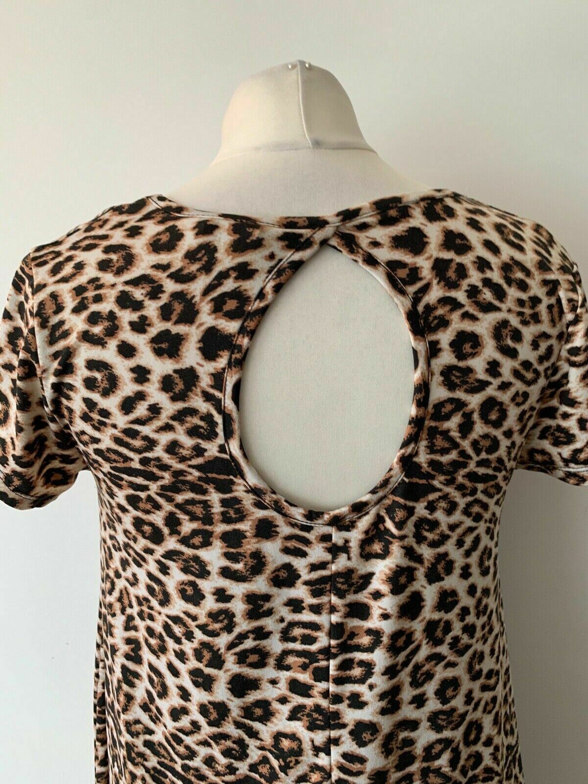 Brave Soul swing dress in leopard print Size S - Beagle Boutique Fashion Outlet