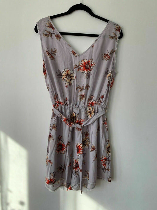 Brave Soul kimberley playsuit in floral print Size S 8 UK