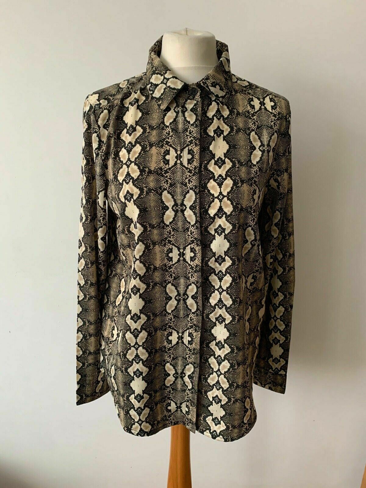 Brave Soul Snake Print Shirt Size S - Beagle Boutique Fashion Outlet