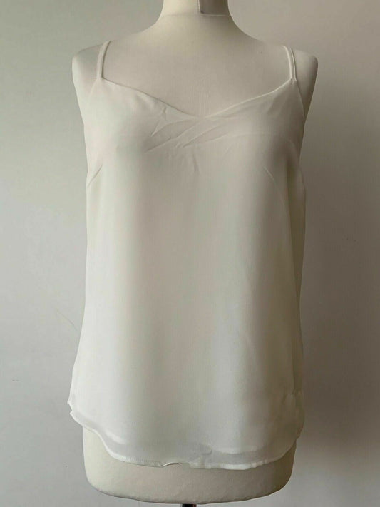 New Look Lined Cami Off White Size 8 - Beagle Boutique Fashion Outlet