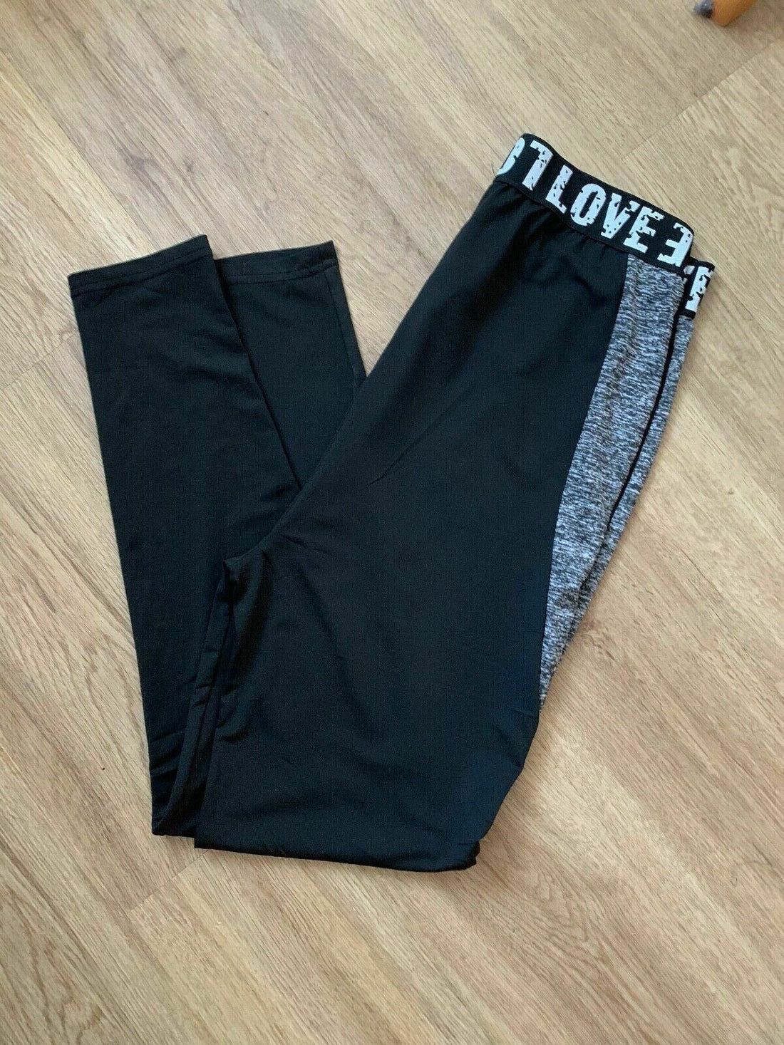 ROMWE Colour Block Letter Print Waistband Leggings Size S 8 - BB Fashion Outlet