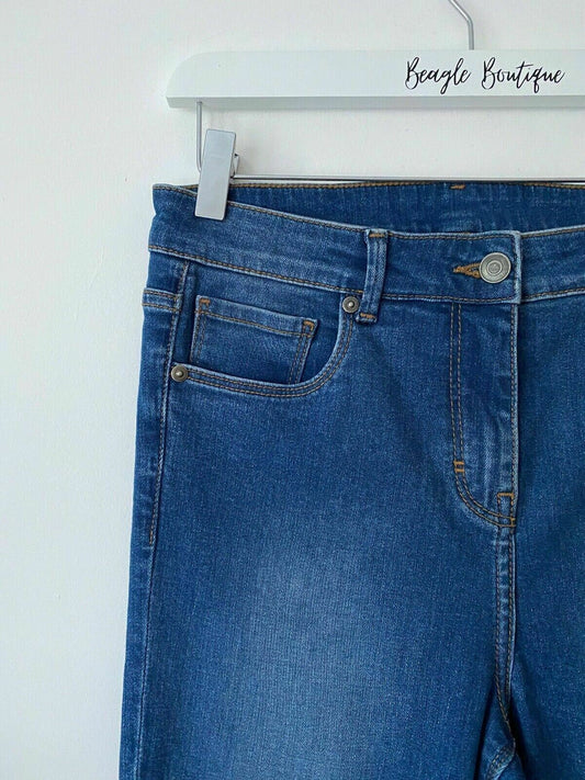Blue Skinny Stretch High Rise Jeans Size 10 W30 L30