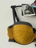 M&S Balcony Bra Yellow Grey 30C, 34B - BB Fashion Outlet