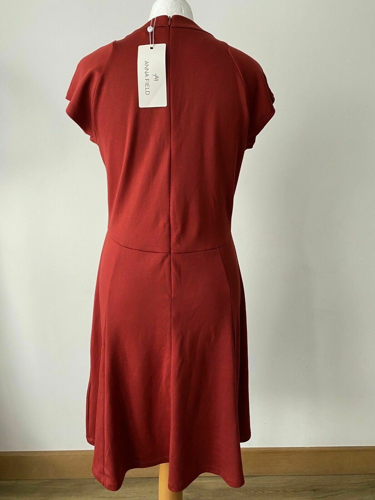 Anna Field Red Dahlia Fit & Flare Dress Size 12