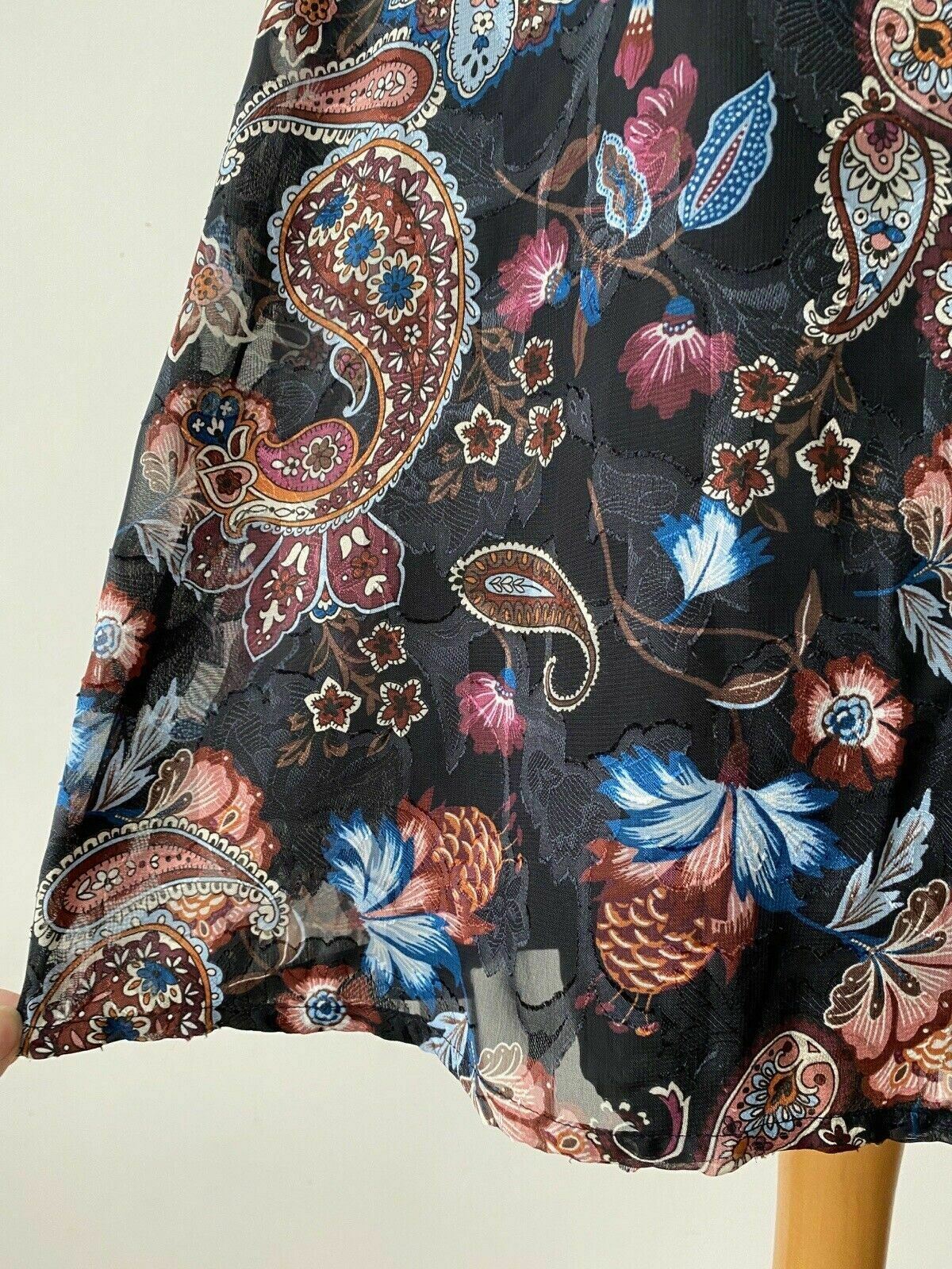 s.Oliver Off the Should Paisley Floral Blouse Size 20