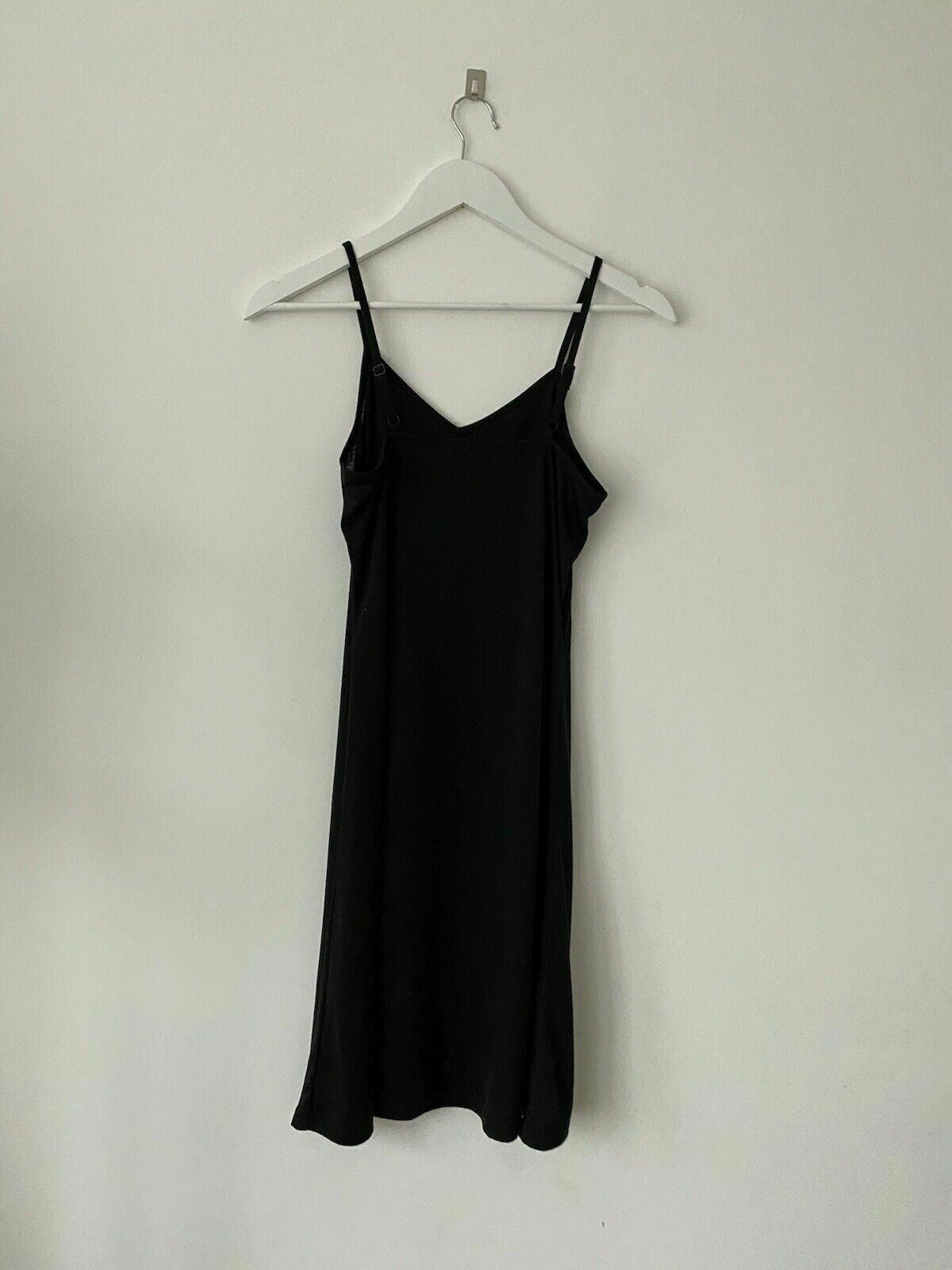 Black Camisole Slip Size 8 - 10 Adjustable Straps