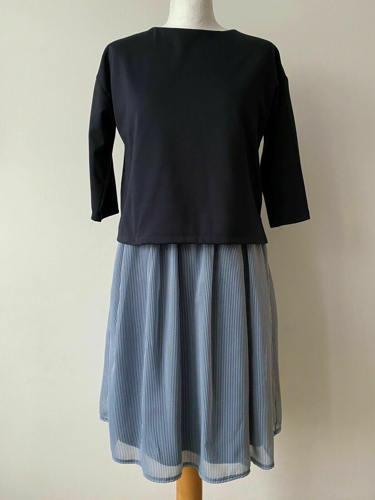 Cartoon Daydream Layered Top Dress Size 12 Blue