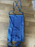 Zaful Lace Up Knit Crop Cami Top - Dodger Blue One Size - BB Fashion Outlet