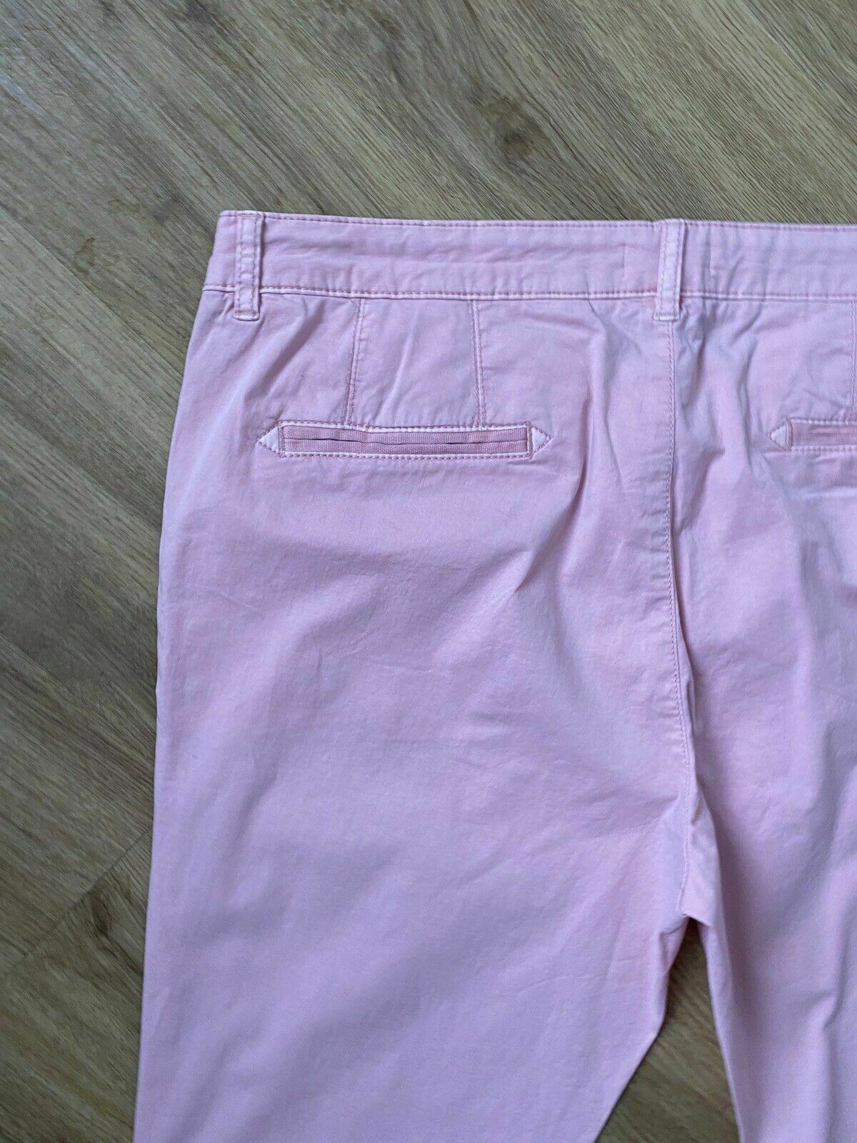 Esprit Slim Chino Size 16 Pink Mid Rise Slim Leg RRP £39
