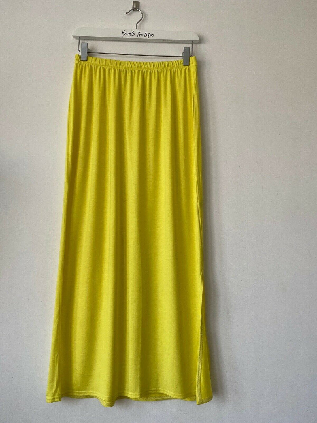 Miss Faceless Maxi Straight Skirt with Split 10/12 - 14/16 - 18 Lightweight - BB Fashion Outlet