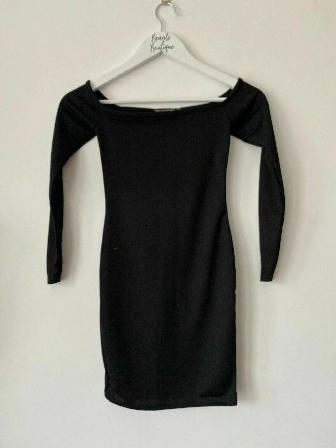 PrettyLittleThing Black Bardot Bodycon Dress Sizes 4 and 6 available - BB Fashion Outlet