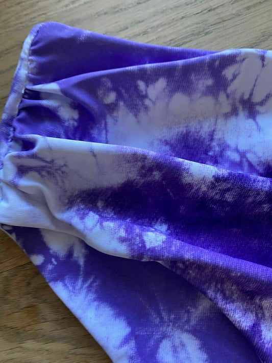 Zaful Purple Tie-Dye Bikini Bottoms Size L 10