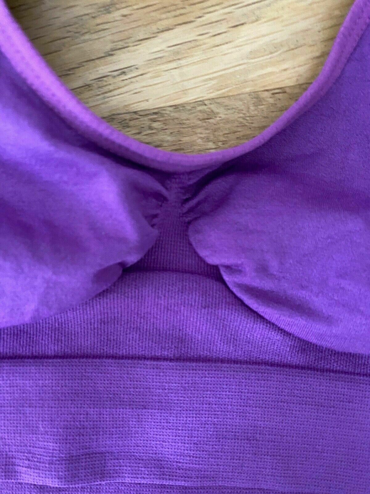 Shear Shapewear Purple Comfort Bra Size S 6 - 8