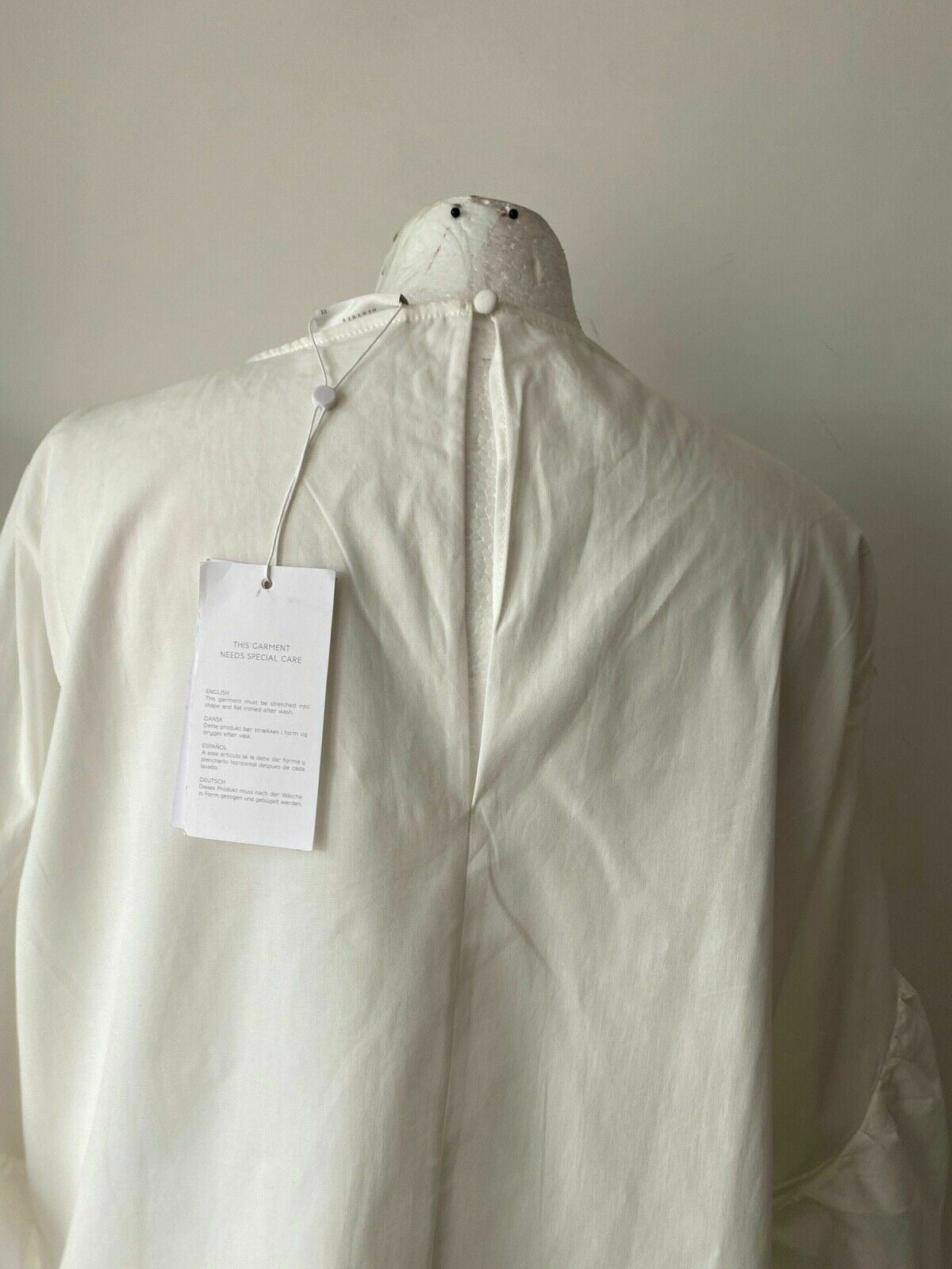 VILA VIJENNER Long Sleeve Top Off White Size XL 14 Frill