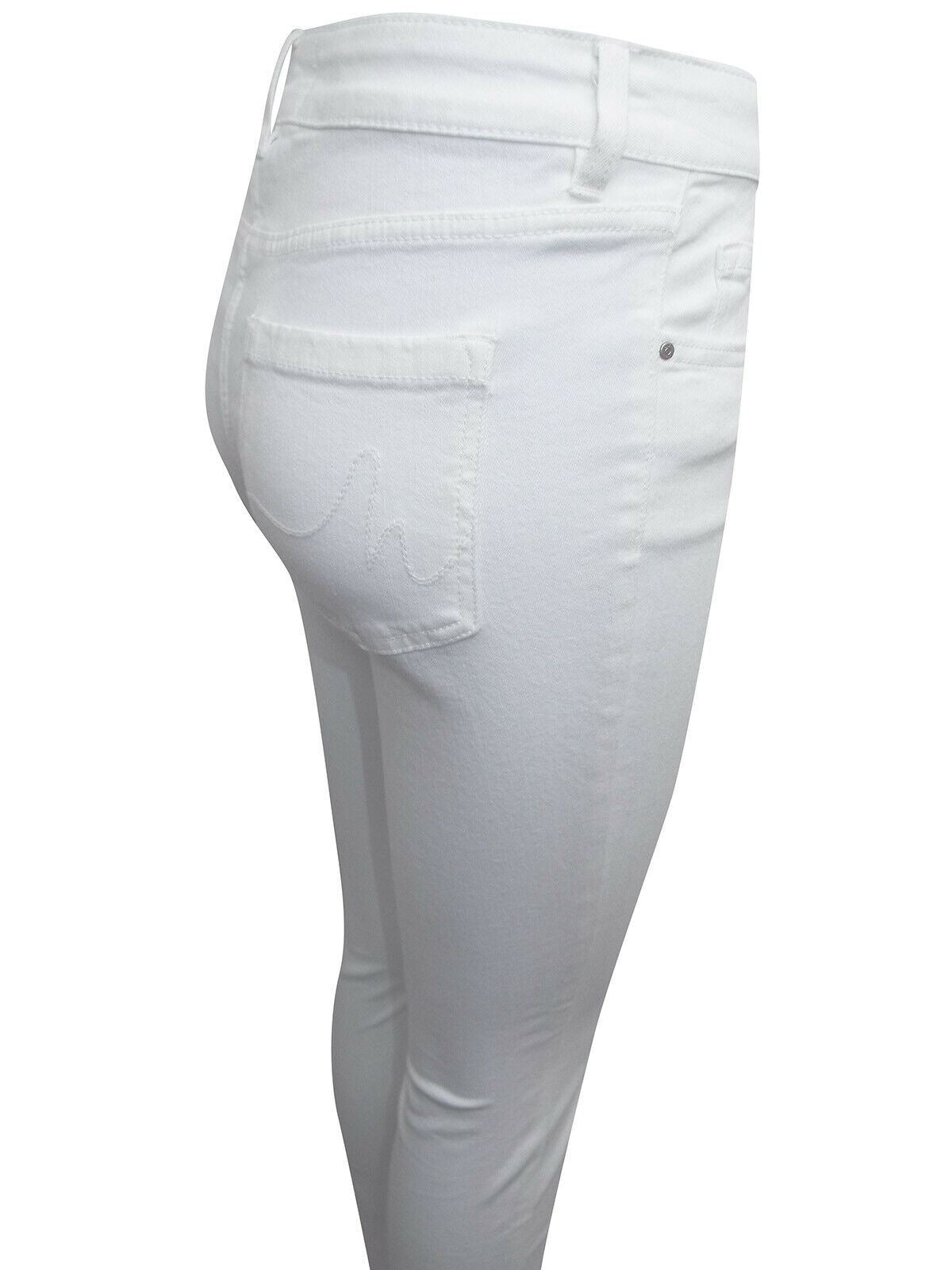 Next White Mid Rise Cotton Rich Skinny Jeans L31  Sizes: 8, 10, 12, 18, 20, 22