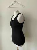 Misspap Button Detail Vest Top Black Size 6 - BB Fashion Outlet