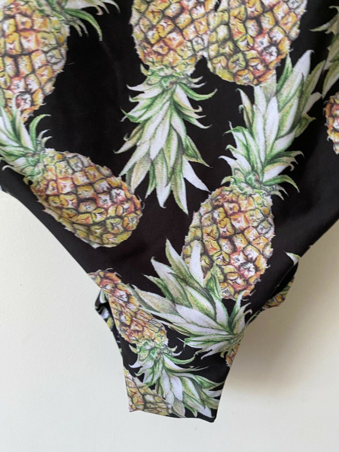 Next Basic Swimsuit Cross back Straps Pineapple Print Size 8 UK - BB Fashion Outlet