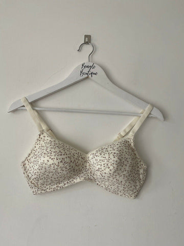 M&S Winter White Non-wired Lightly Padded Bra  36A, 36B, 38A - BB Fashion Outlet