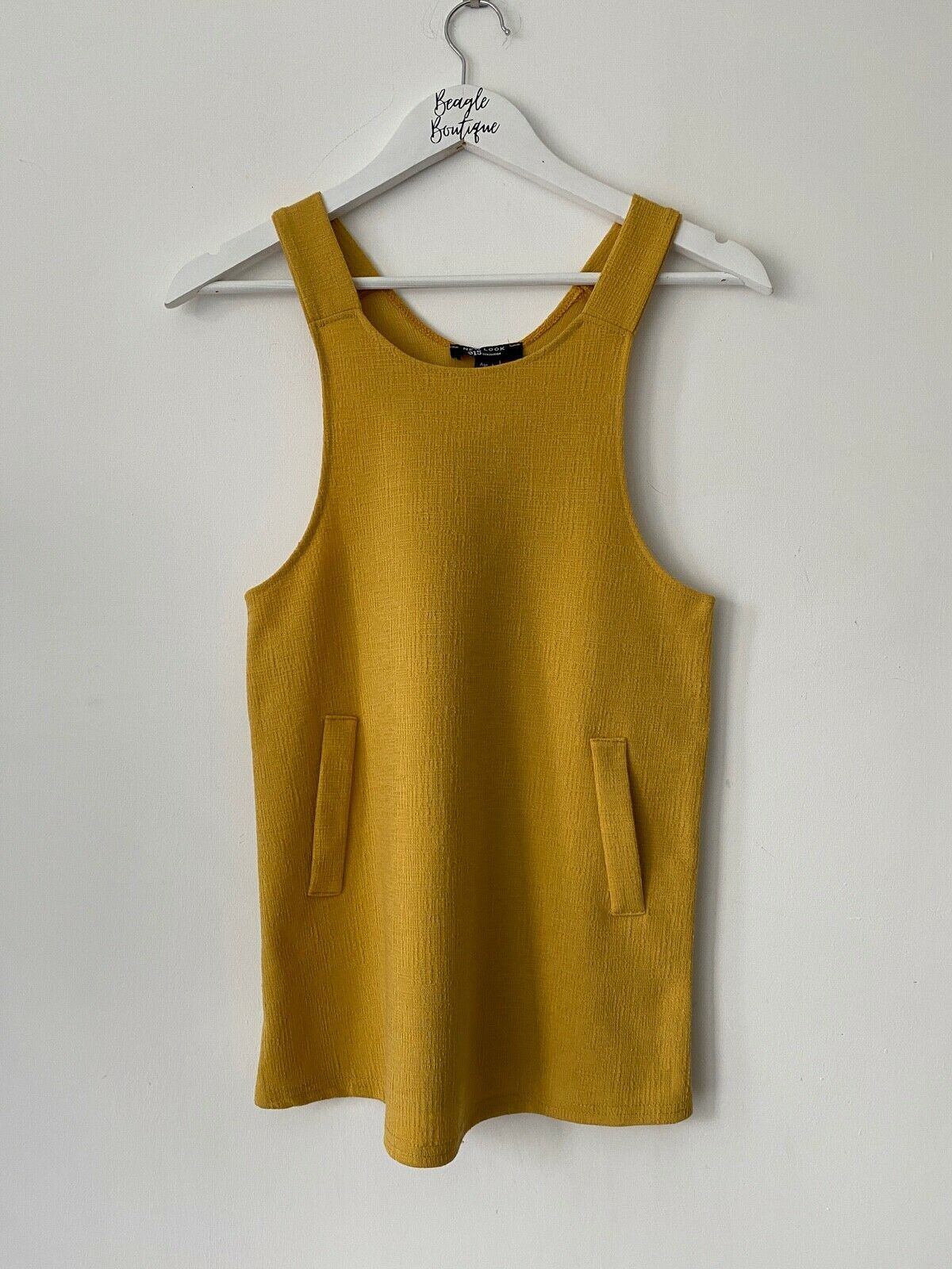 Girls 915 Generation New Look Yellow Ponte Pinny Dress Age 9 Years Old