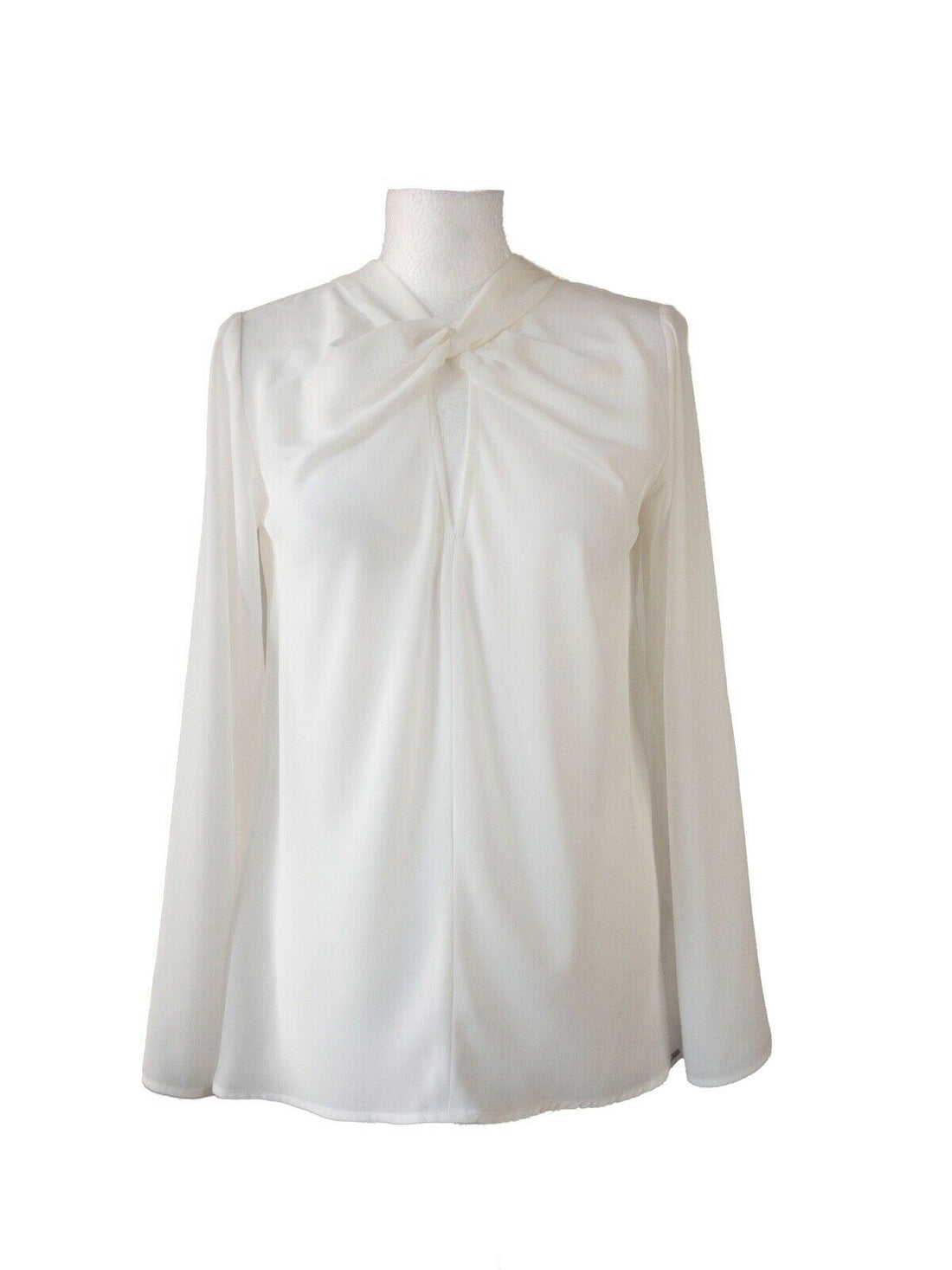 SALSA Off White Twist Blouse 6, 10, 12 - BB Fashion Outlet