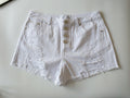 Seven Wonders White Denim Shorts Ripped / Distressed Sizes 6, 8, 10 - BB Fashion Outlet