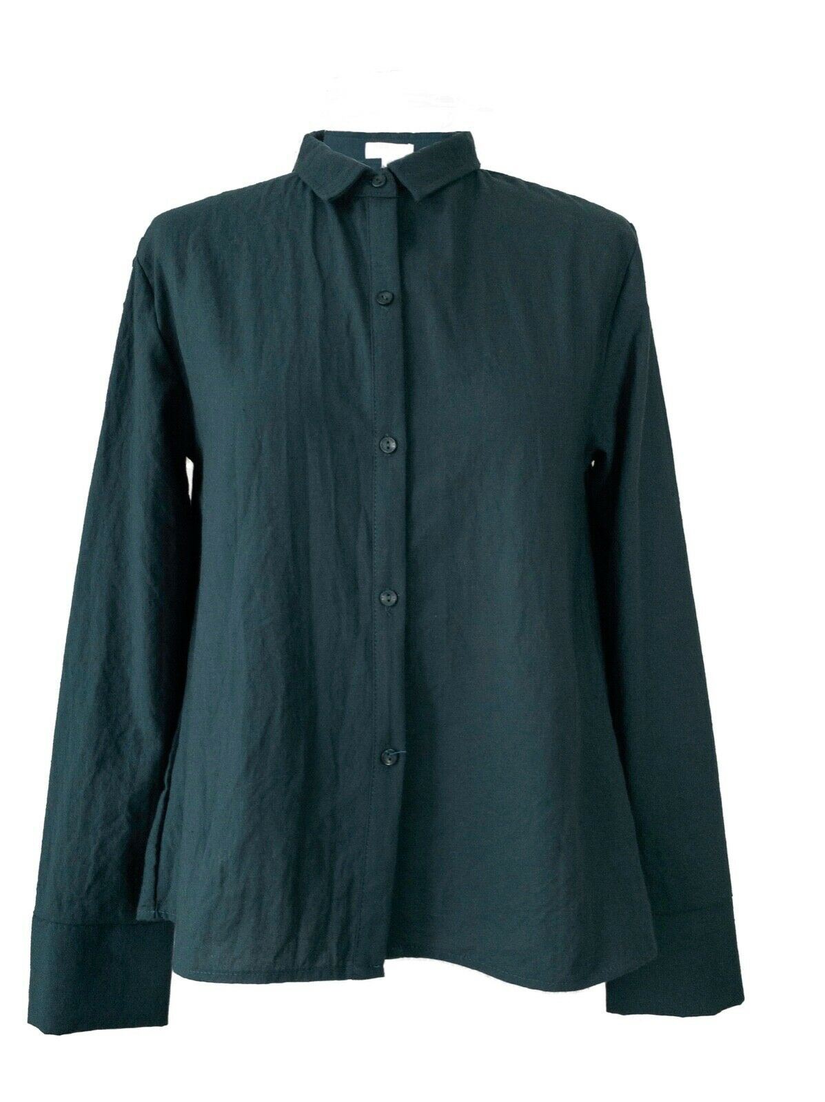 Grace & Mila Paris Lamber Shirt Pleated Back Available in Ecru or Green