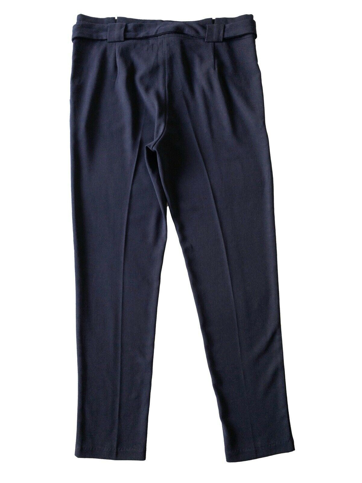 Grace & Mila Navy Paperbag Trousers Size 8, 10, 12