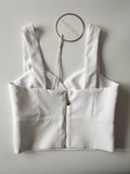 Runaway The Label Alicia Crop Top Sizes 6, 12 White - BB Fashion Outlet