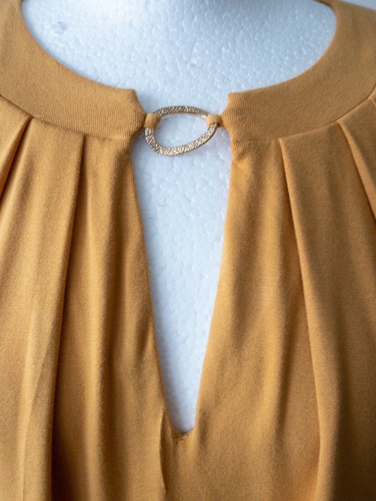 Mustard Yellow Flared Top Size 12