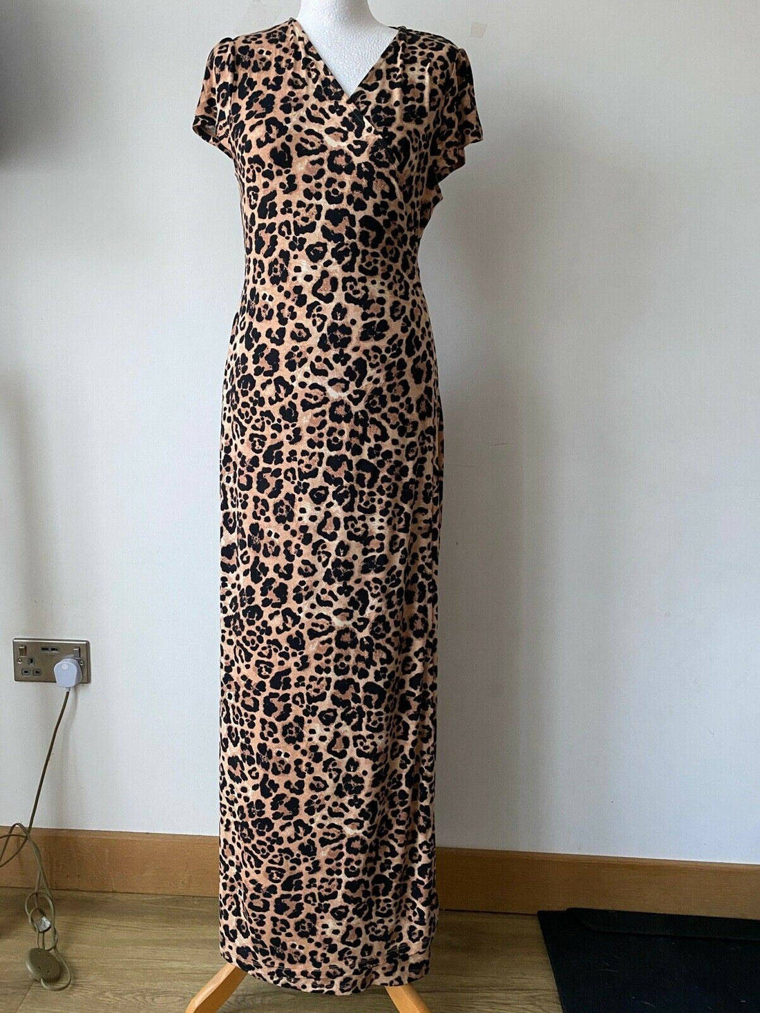 Very Animal Print Maxi Wrap Dress Size 12, 14, 16 - BB Fashion Outlet