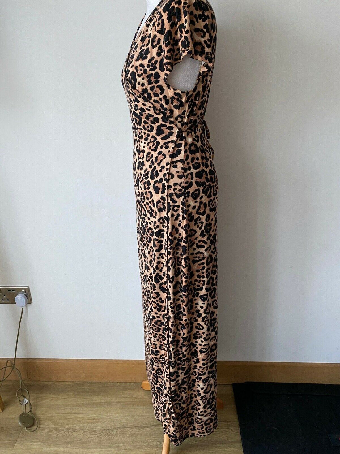 Very Animal Print Maxi Wrap Dress Size 12, 14, 16 - BB Fashion Outlet