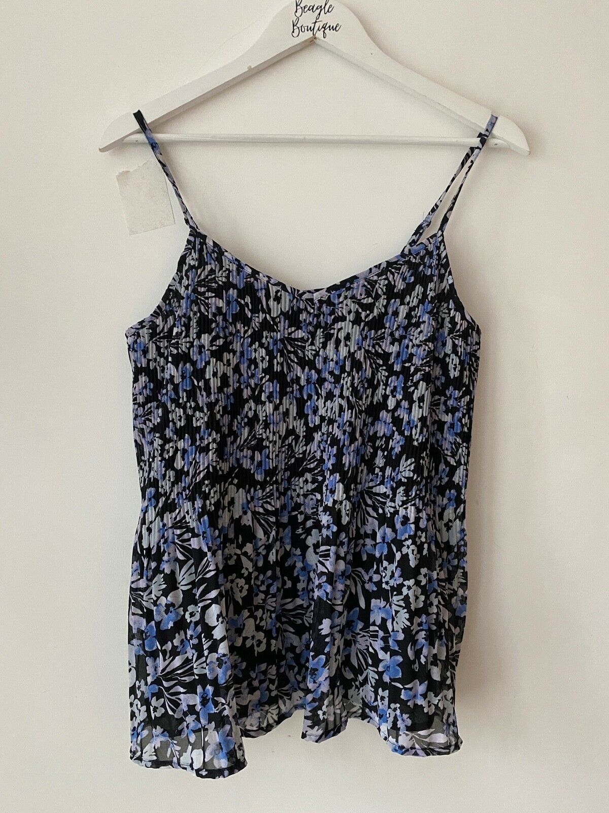 Very Pintuck Lined Vest Top Sizes 10, 12