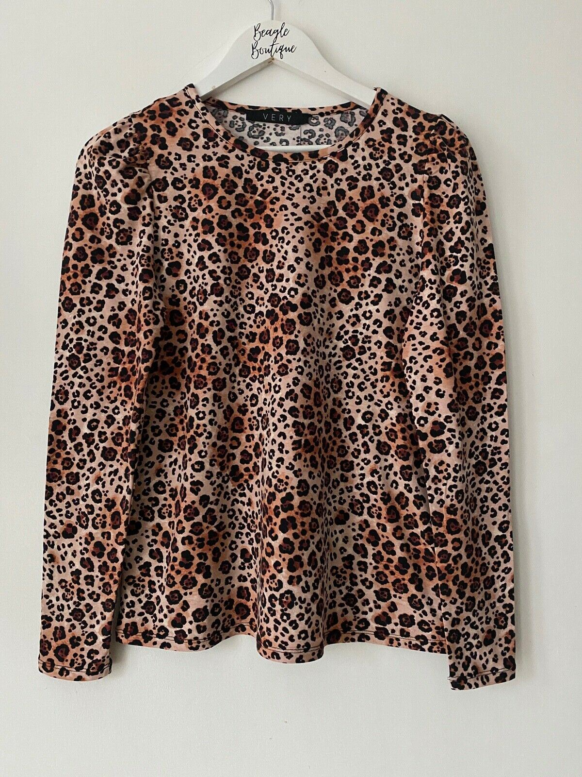 Very Animal Print Long Sleeve T-Shirt - Beagle Boutique Fashion Outlet