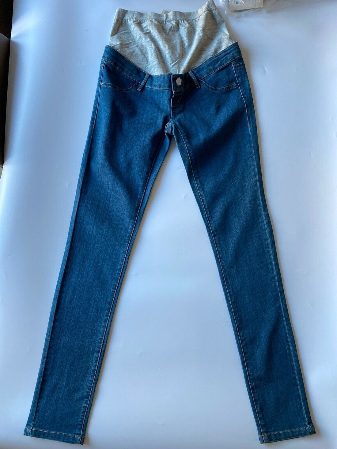 mama:licious Julia Medium Blue Slim Maternity Jeans Size W32" - BB Fashion Outlet