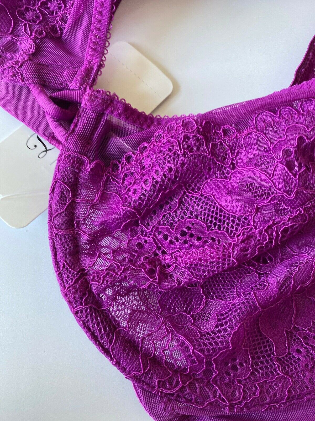 Boux Avenue Magenta Zoe Plunge Bra Size 30D - Beagle Boutique Fashion Outlet