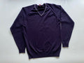 Winterbottoms v-Neck Knit Jumper Colour: Aubergine 32