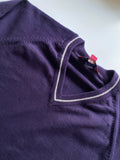 Winterbottoms v-Neck Knit Jumper Colour: Aubergine 32