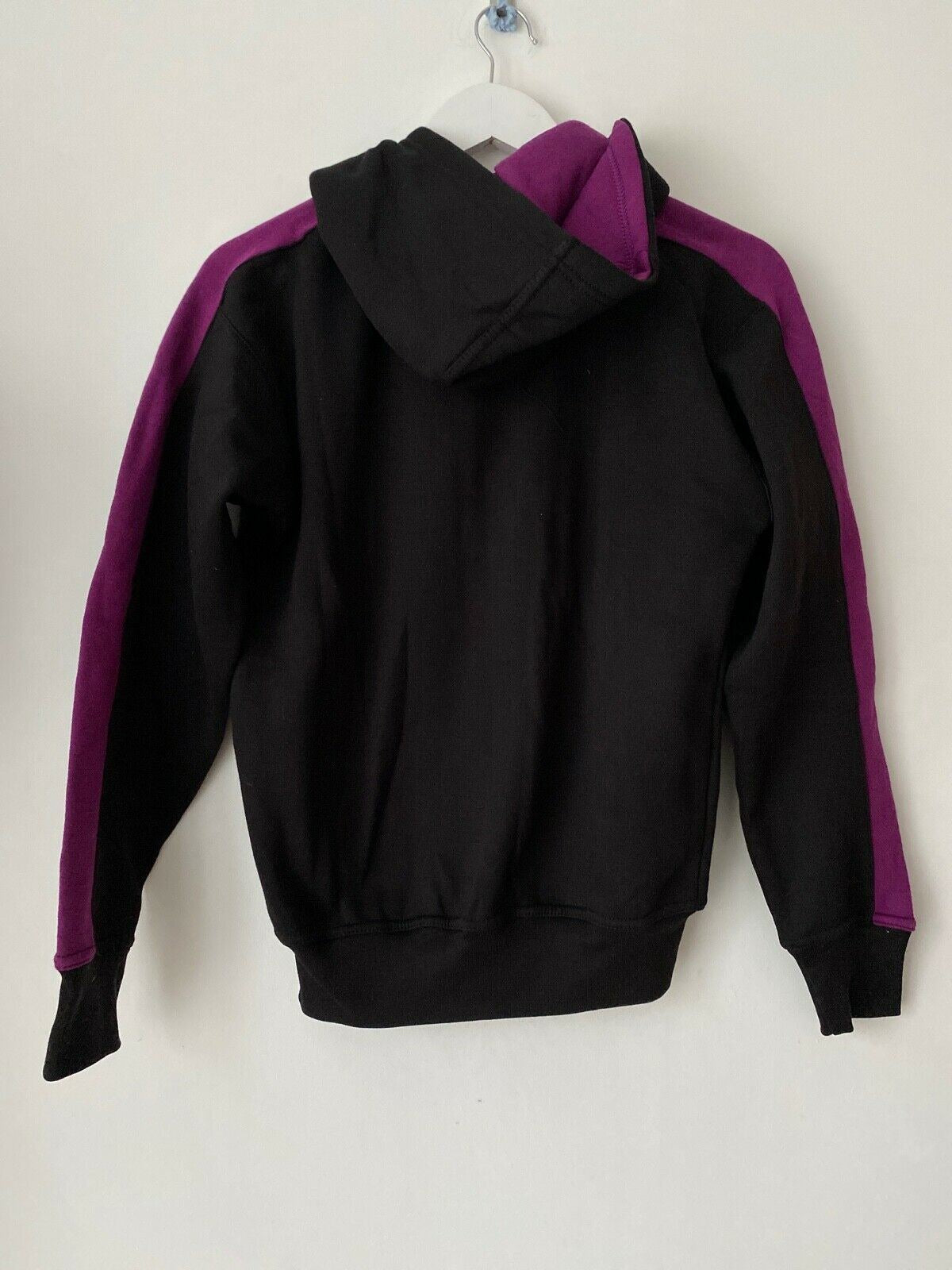 Winterbottoms Girls Zipped Hoodie Black / Purple Sizes 9 / 10 & Small School