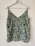 Matalan Cami Top Sizes 8, 10, 12, 14, 16, 18 Yellow Paisley - BB Fashion Outlet