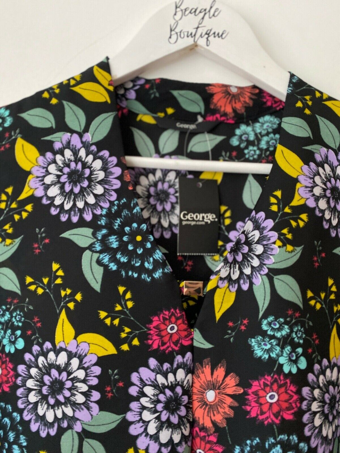 George Sleeveless Floral Blouse Size 16 - BB Fashion Outlet