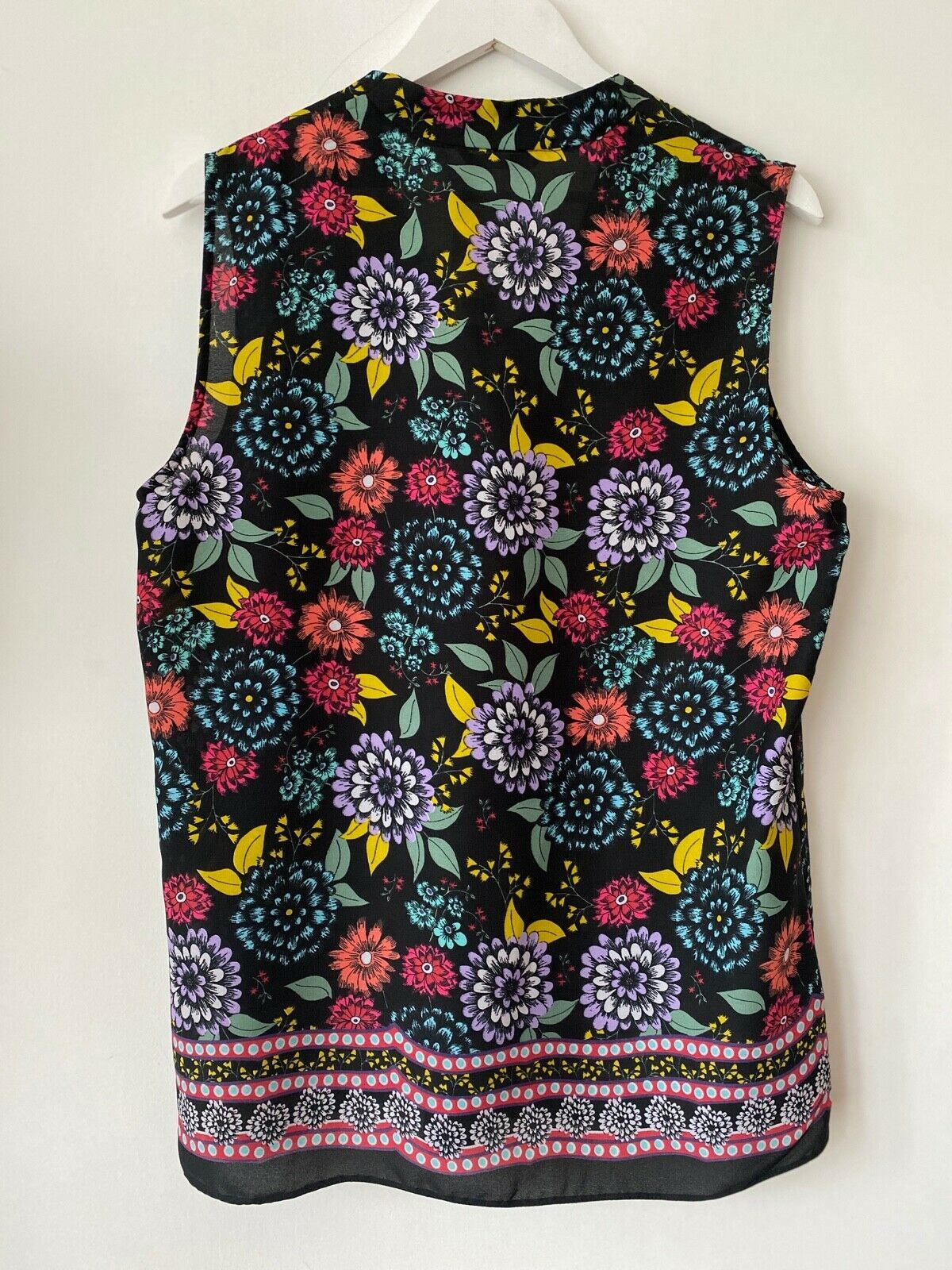 George Sleeveless Floral Blouse Size 16